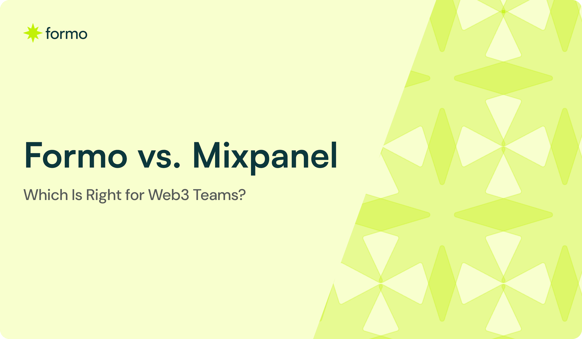 Formo vs. Mixpanel hero image