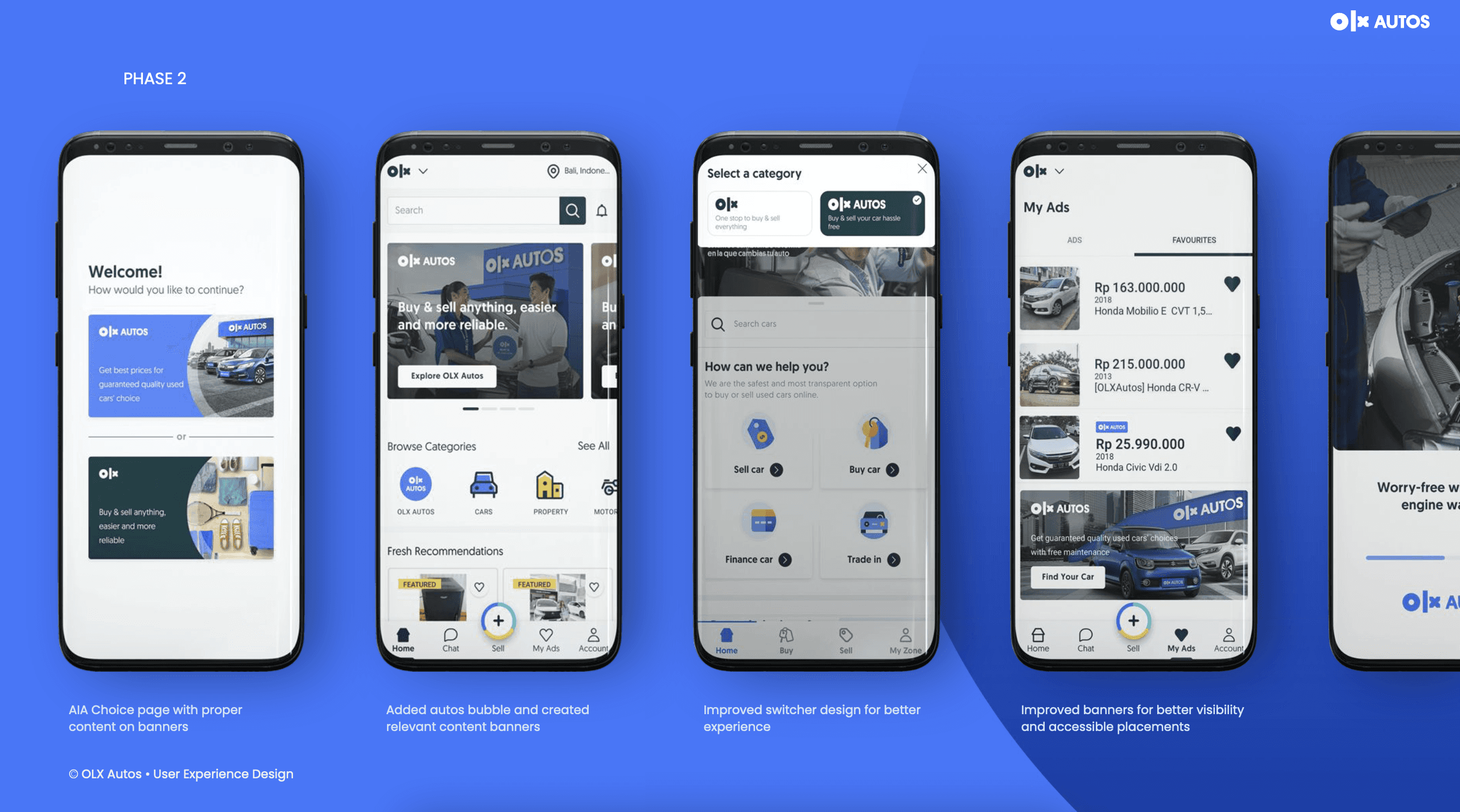 Homescreen with open bottom drawer