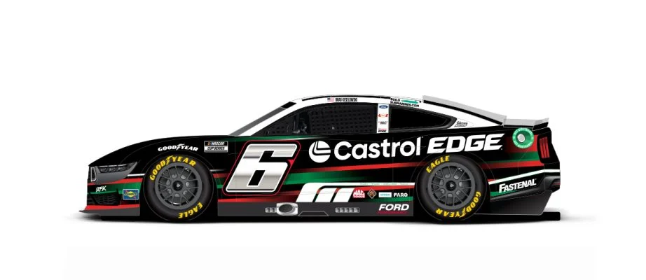 Brad Keselowski will drive the No. 6 Castrol Edge Ford.
