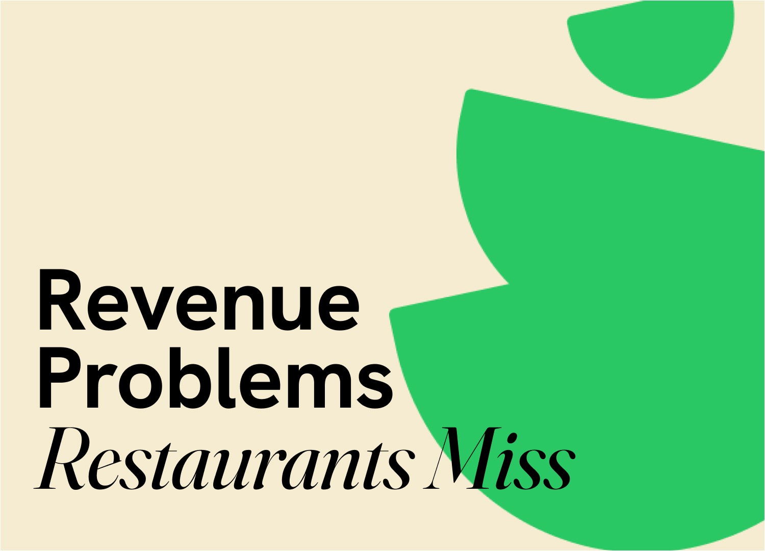 revenue reporting for restaurants