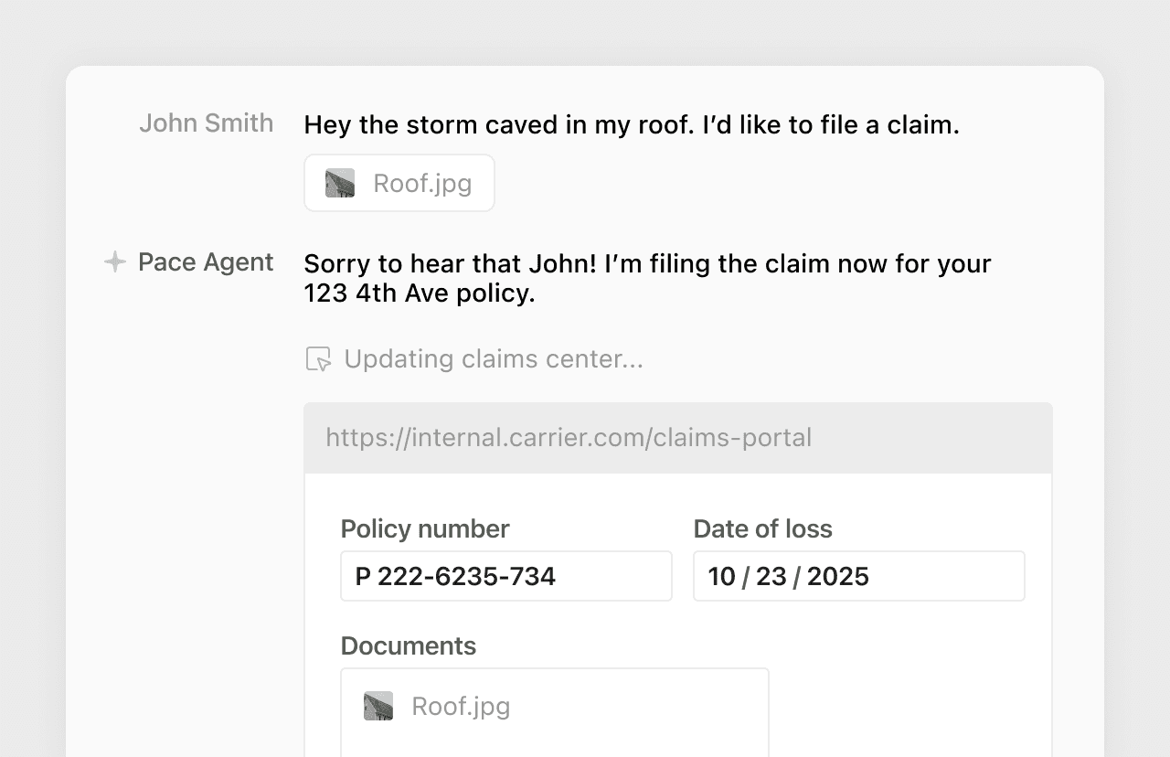 Policy servicing use cases