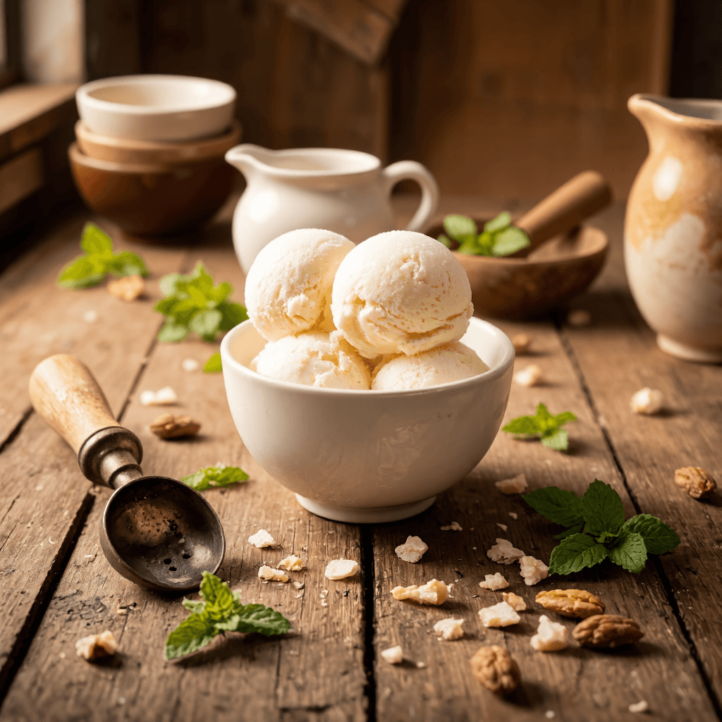 product photography of Frozen Dessert