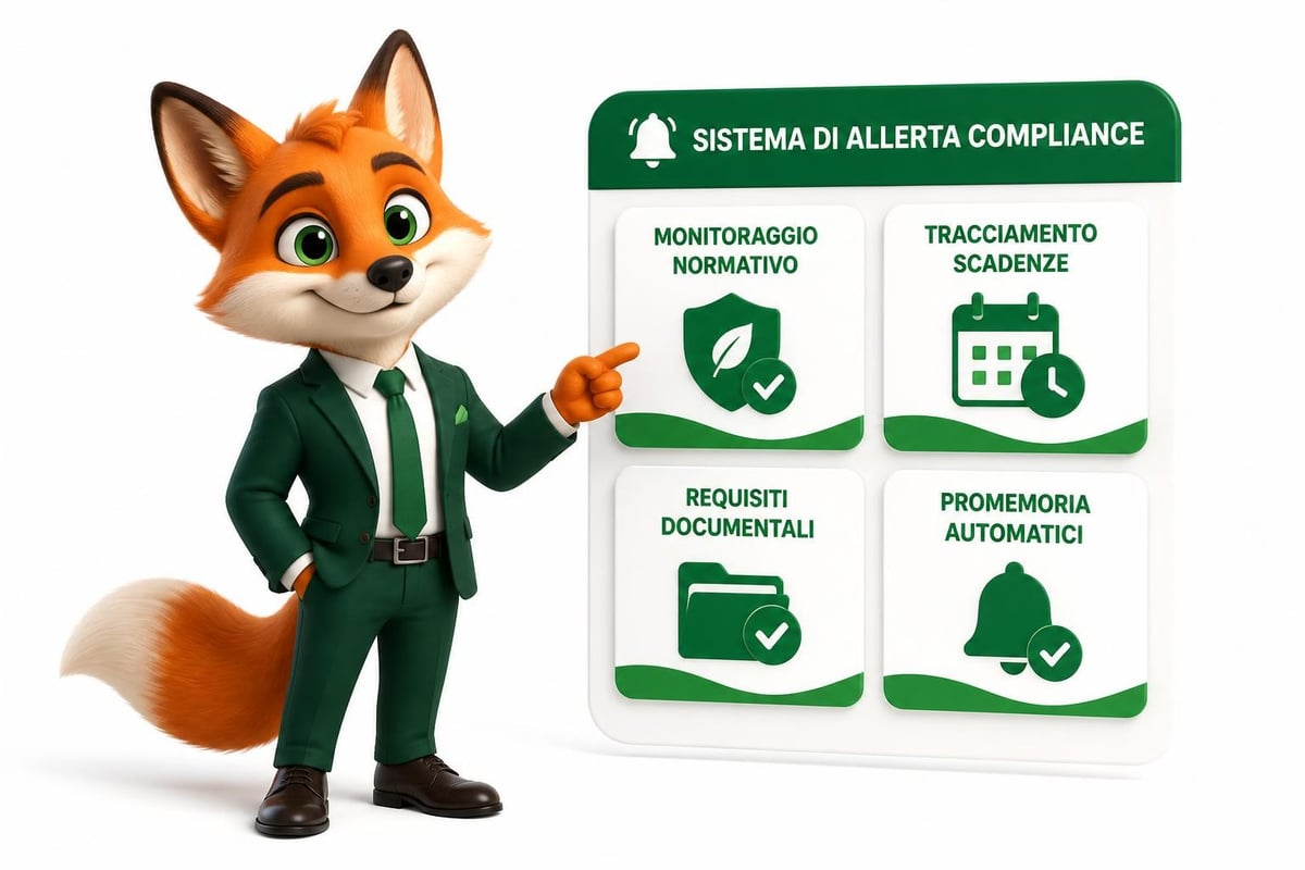Alert conformità normativa