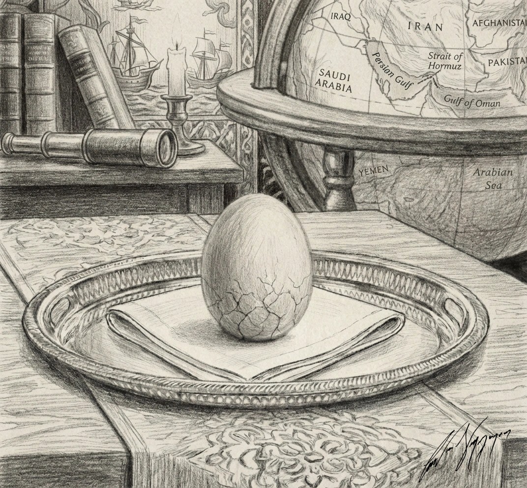Columbus' Egg - B&W