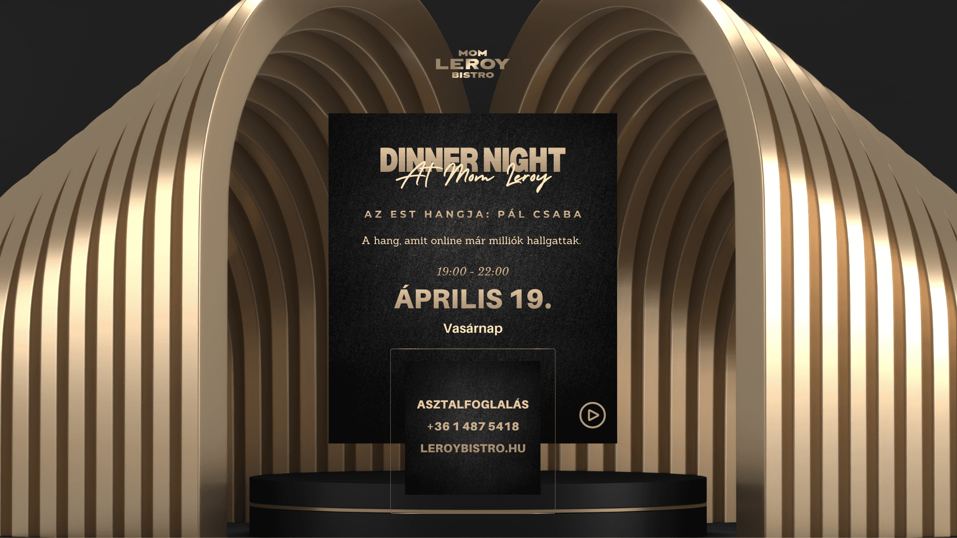 pál csaba vacsoraest mom leroy