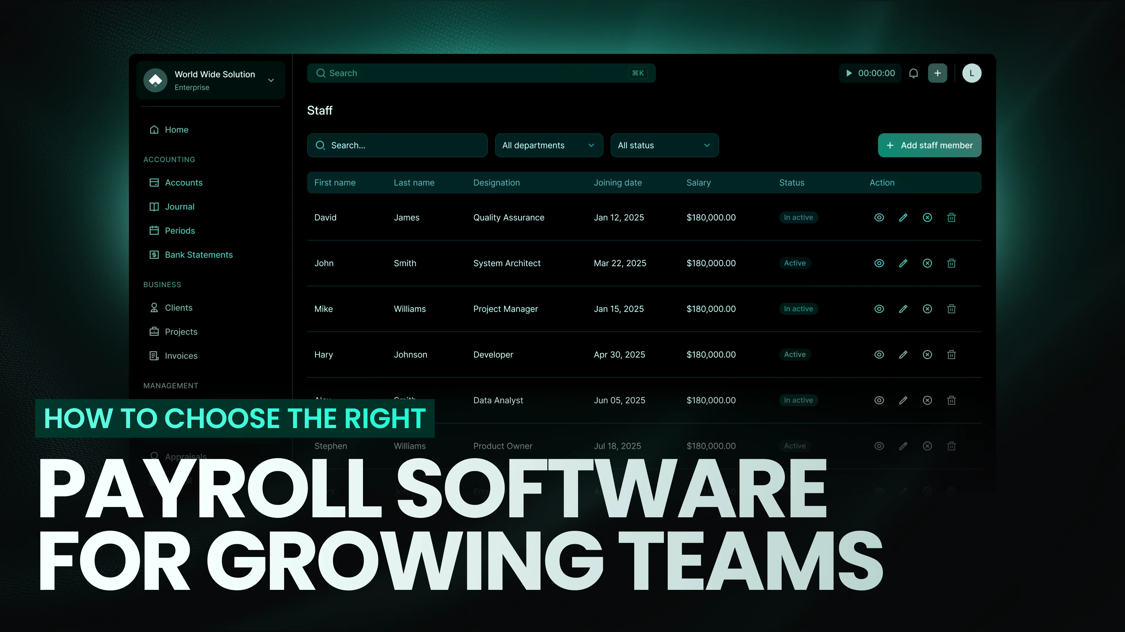 How to Choose the Right Payroll Software for Growing Teams