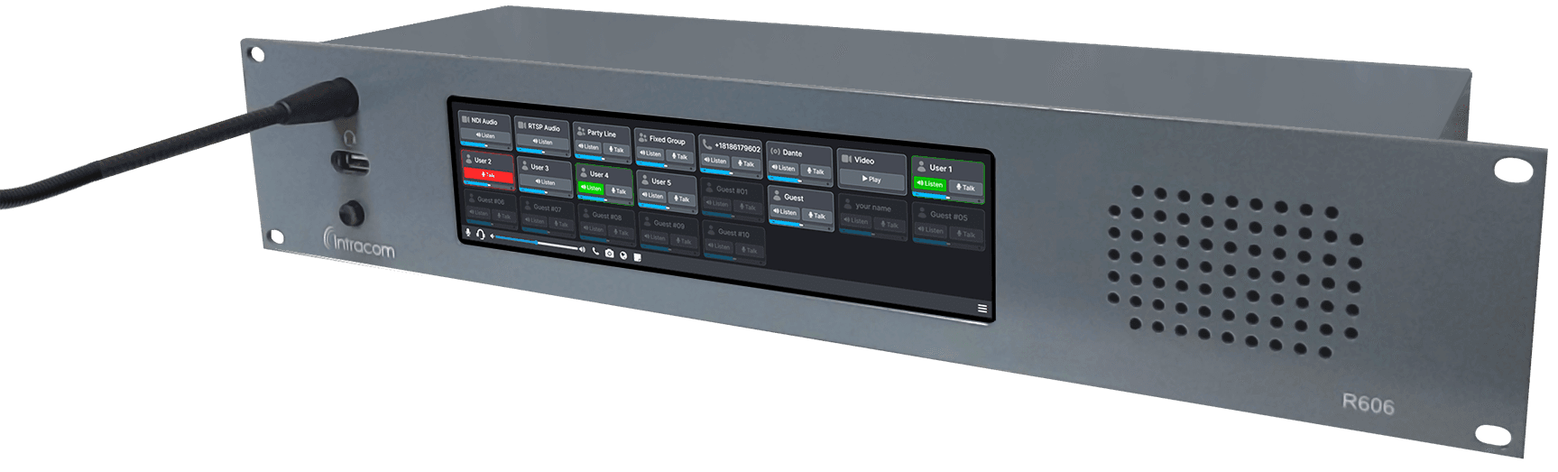 VCOM R606 Control Panel