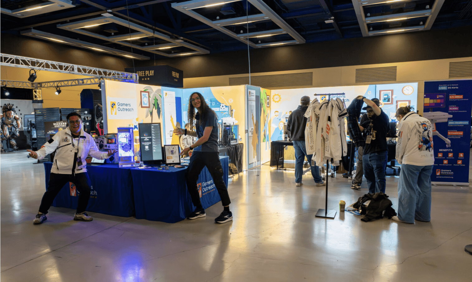 A look at the Gamers Outreach booth at last year's Halo World Championships