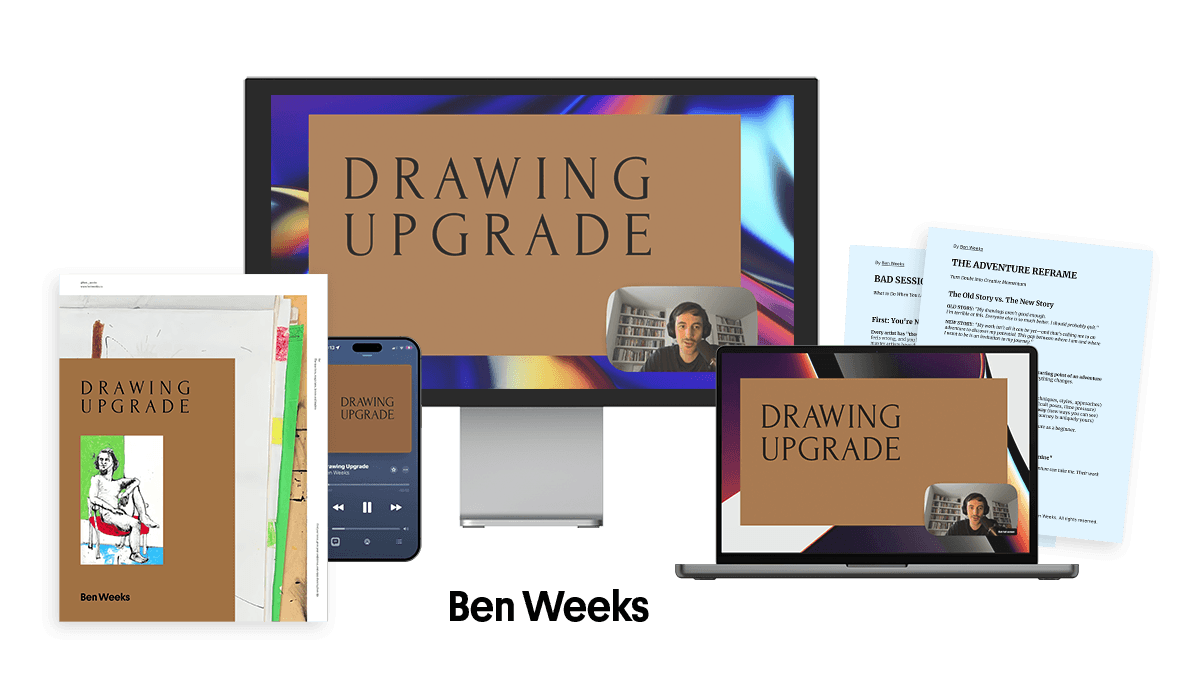 Drawing Upgrade Guidebook, Video Course and Bonus Handouts
