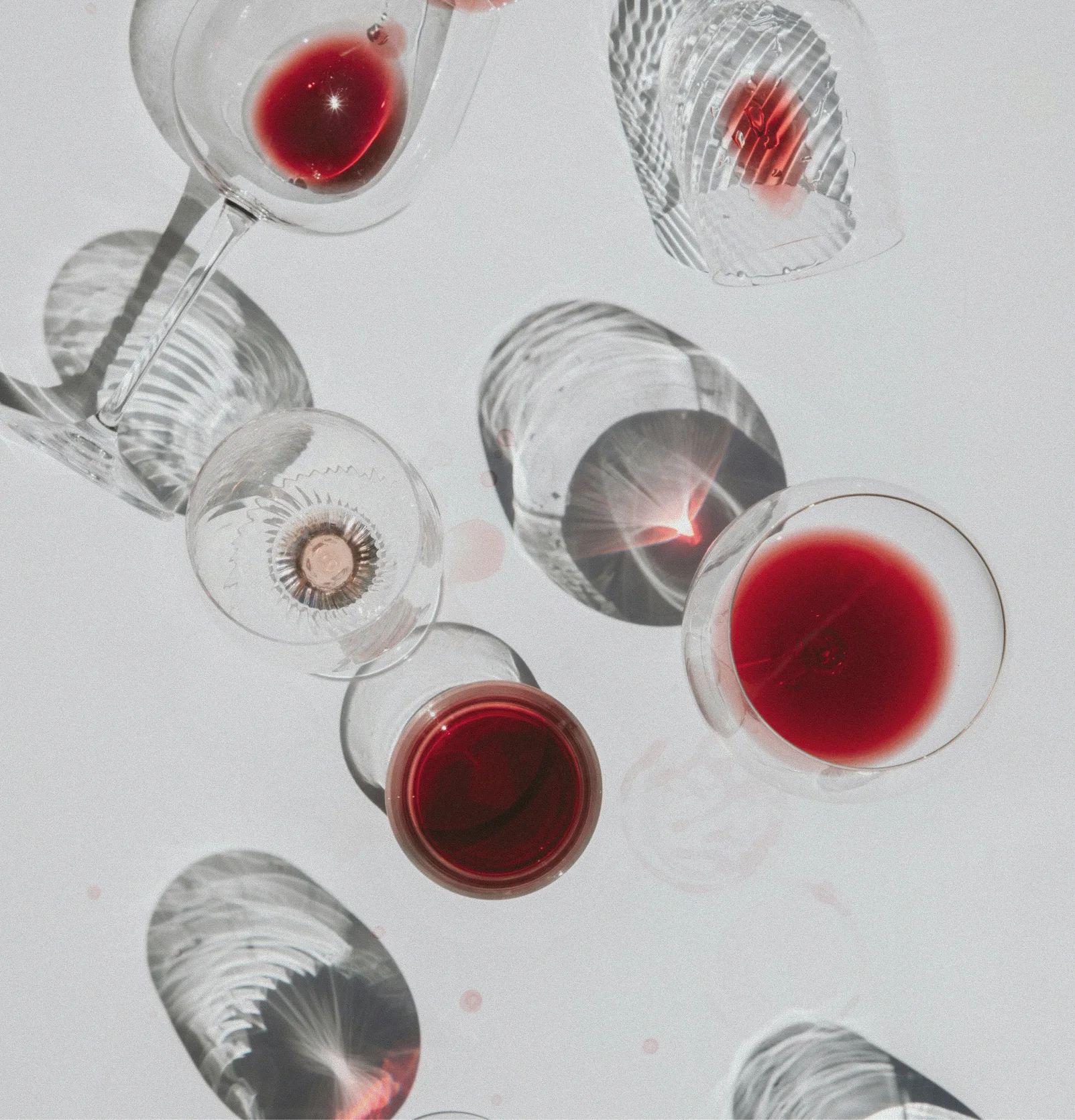 Wine cups photography