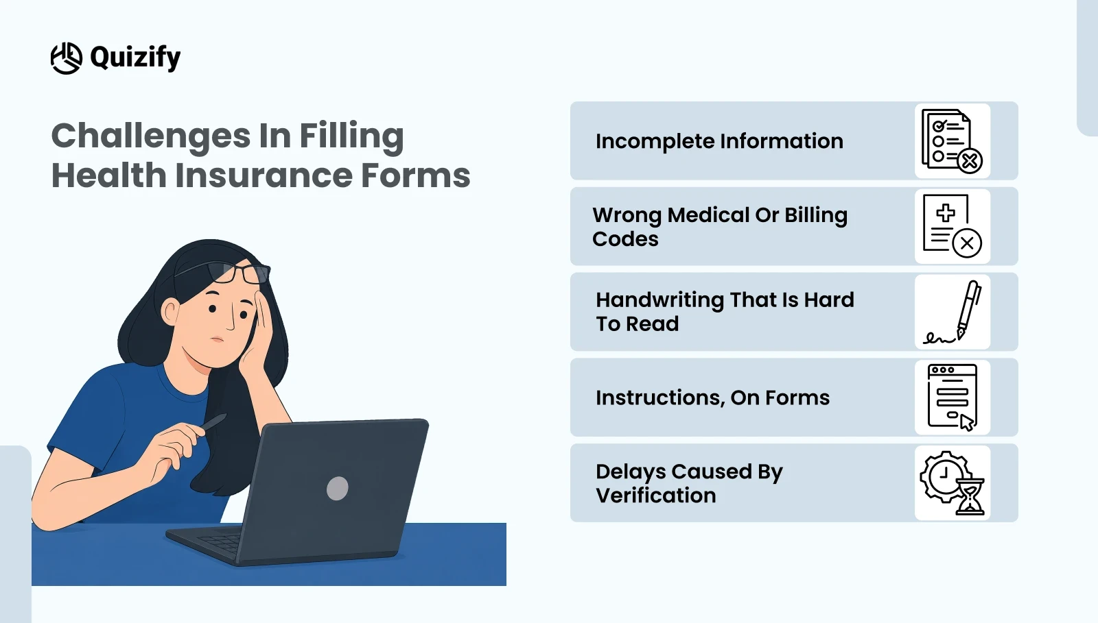 Common Challenges in Filling Health Insurance Forms | Quizify.io