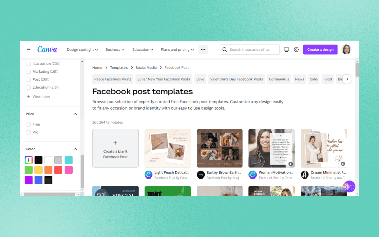 canva templates