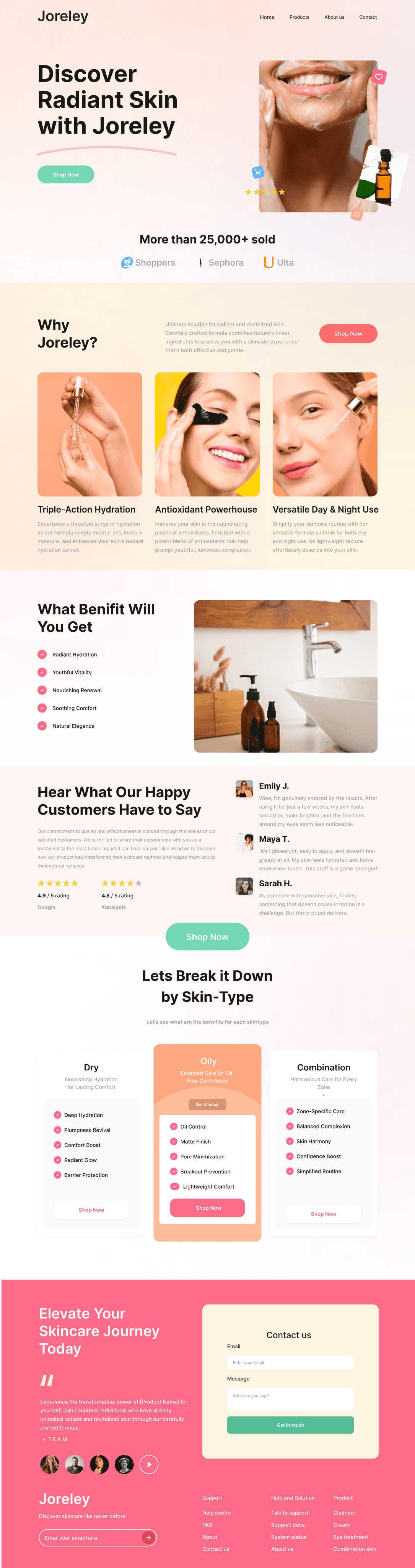 The image shows a minimalist website design featuring earthy tones with sections labeled "Strategy," "Branding," and "Digital," highlighting a focus on slow living and thoughtful design.