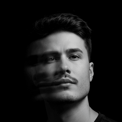 man in black button-up shirt