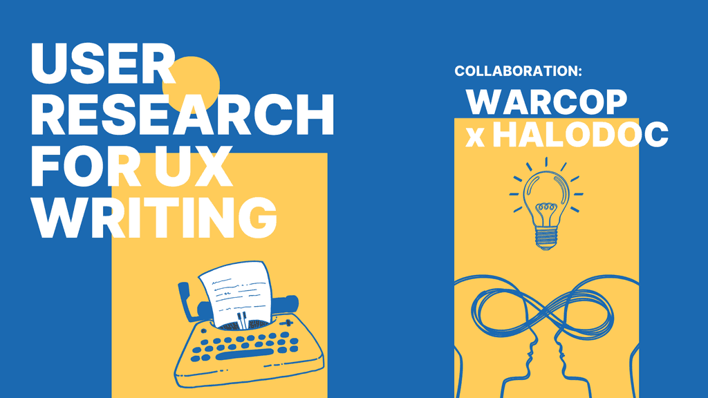 user research in ux writing webinar banner