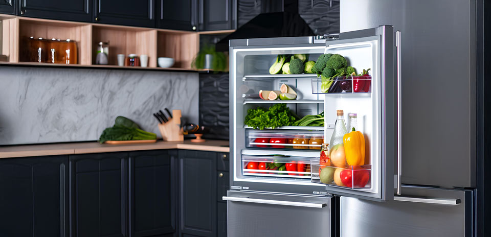 hero image of a fridge and freezer