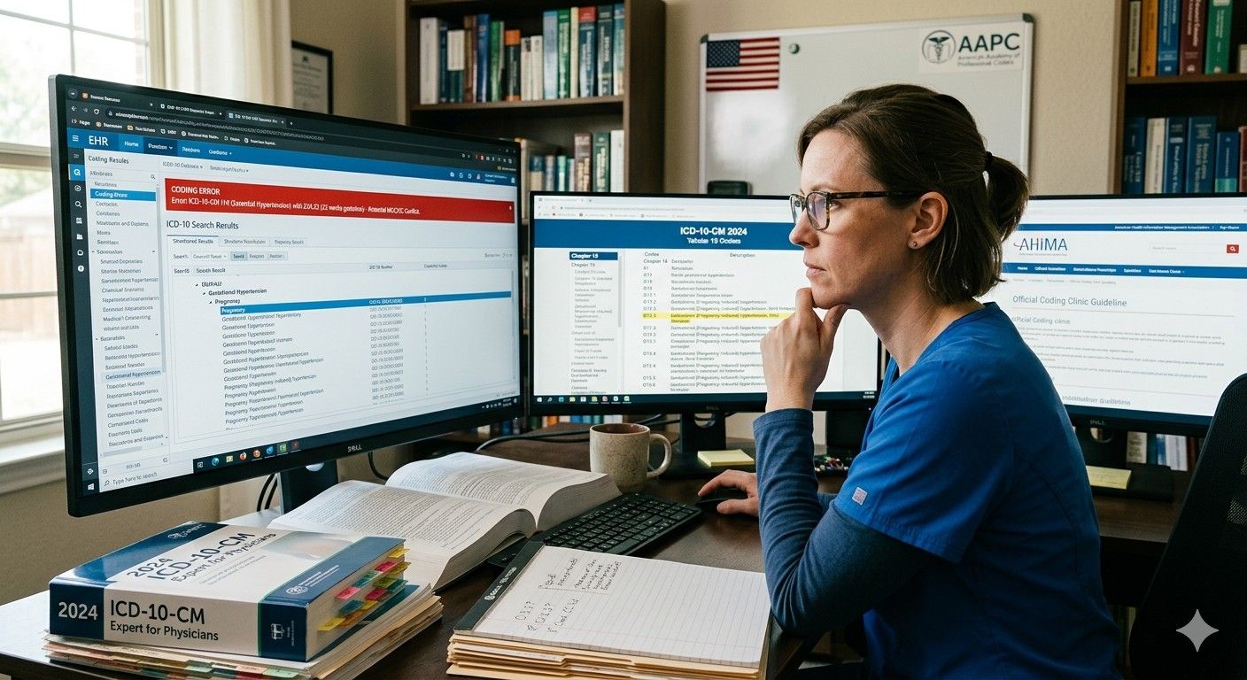 Therapist Solving ICD-10 Coding Errors