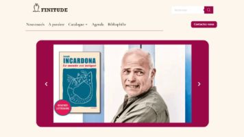 Site web pour les éditions Finitude au Bouscat, maison d'édition littéraire près de Bordeaux