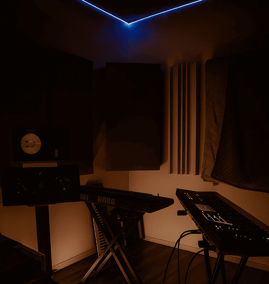 led-music-recording-studio-aniara-blue-tint
