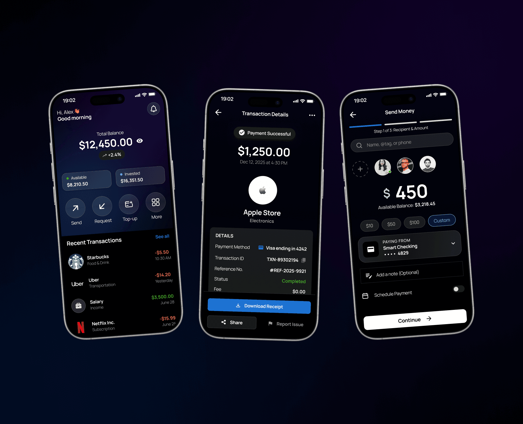 Screenshot of a web application