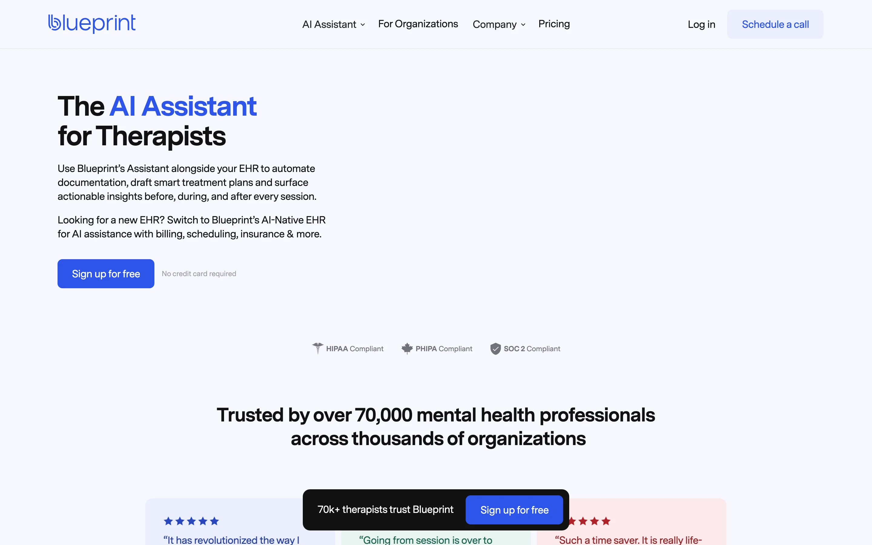 Ai Note Taker For Therapists with Blueprint