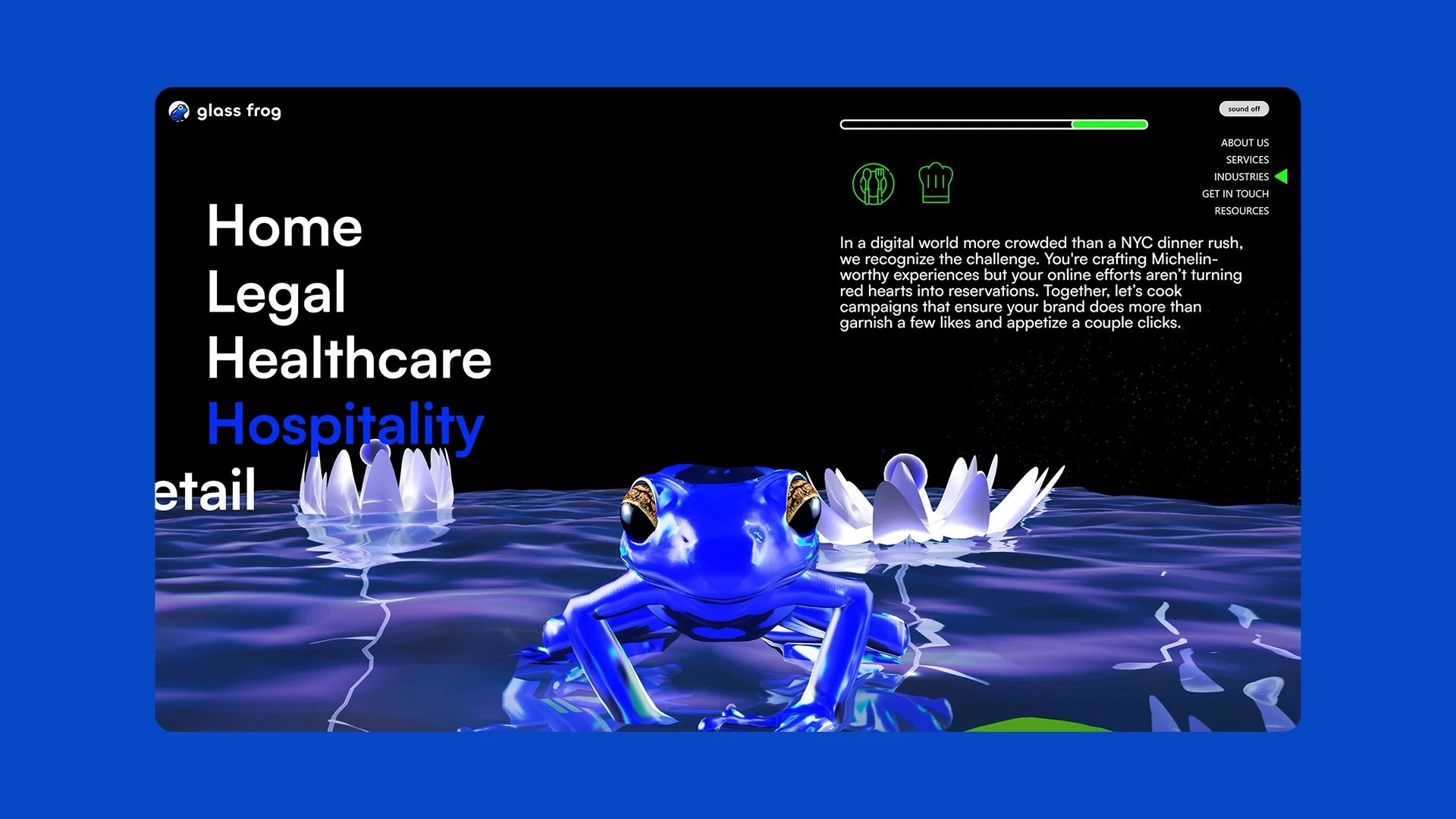Minimal web design system developed for Glassfrog