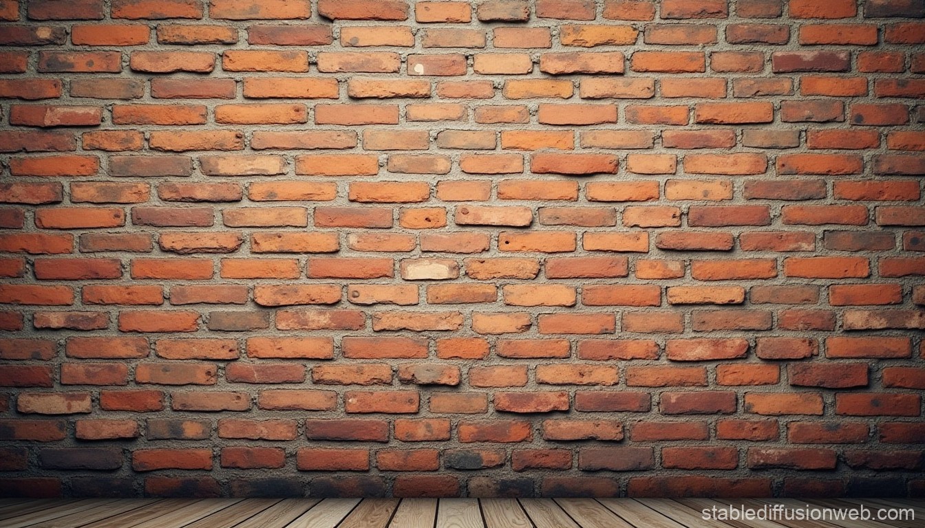 A textured brick wall