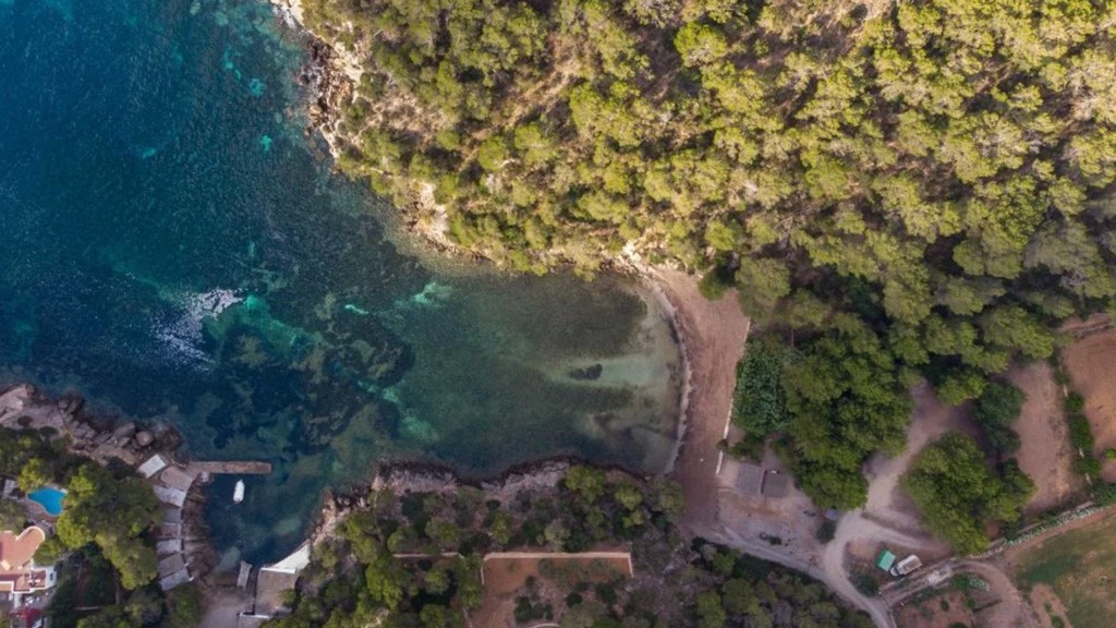 Cala Mastella in Ibiza close to Luxury Villa Can Nemo
