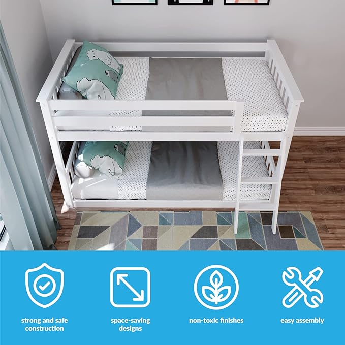 Designed with versatility in mind, the max and lily low bunk bed adapts to your needs effortlessly.