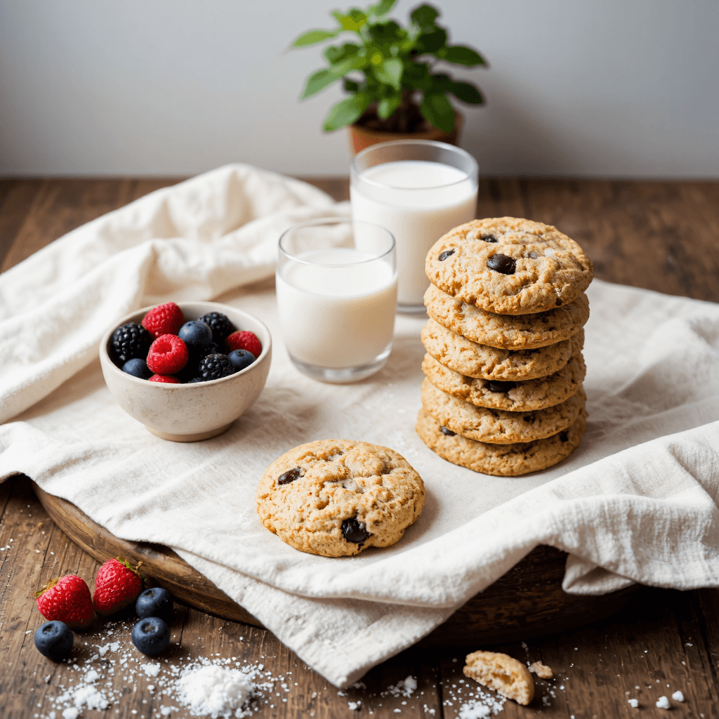 product photography of assorted cookies