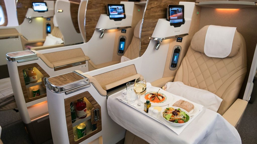 business class flight