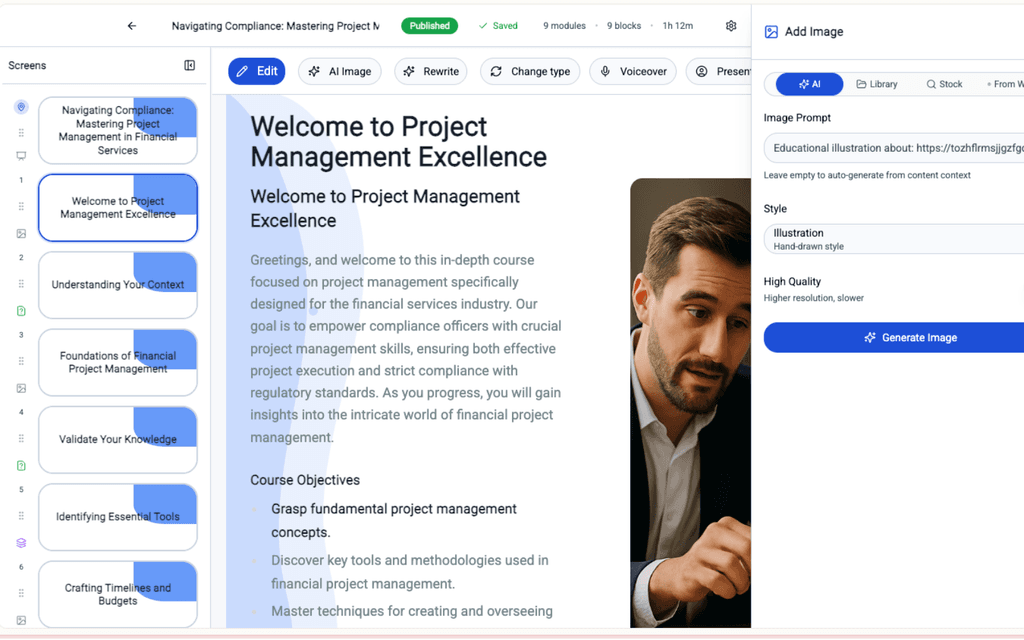 Fictional company logo