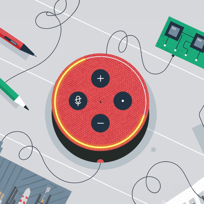 A group of people in the office