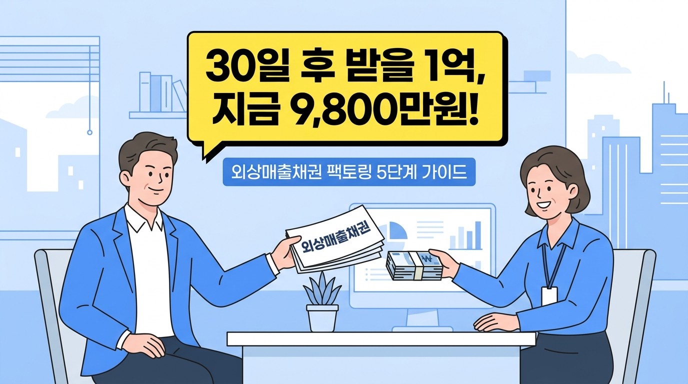 외상매출채권 팩토링 완벽 가이드