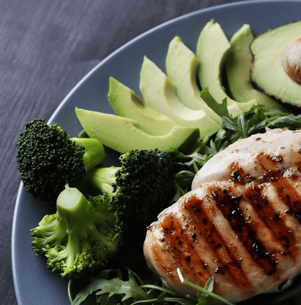 grilled chicken breast and broccoli