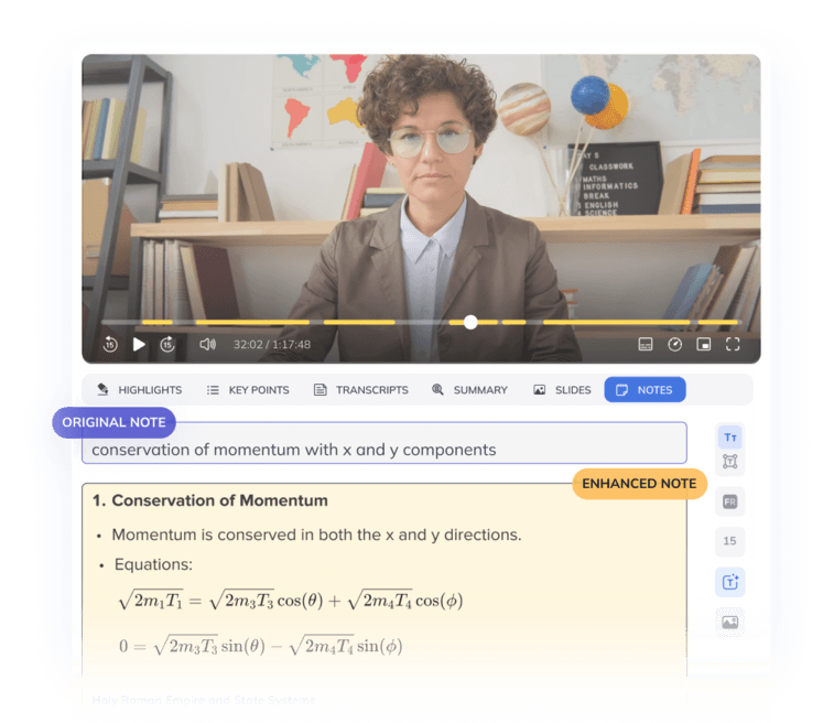 Image showing Jamworks enhances class notes
