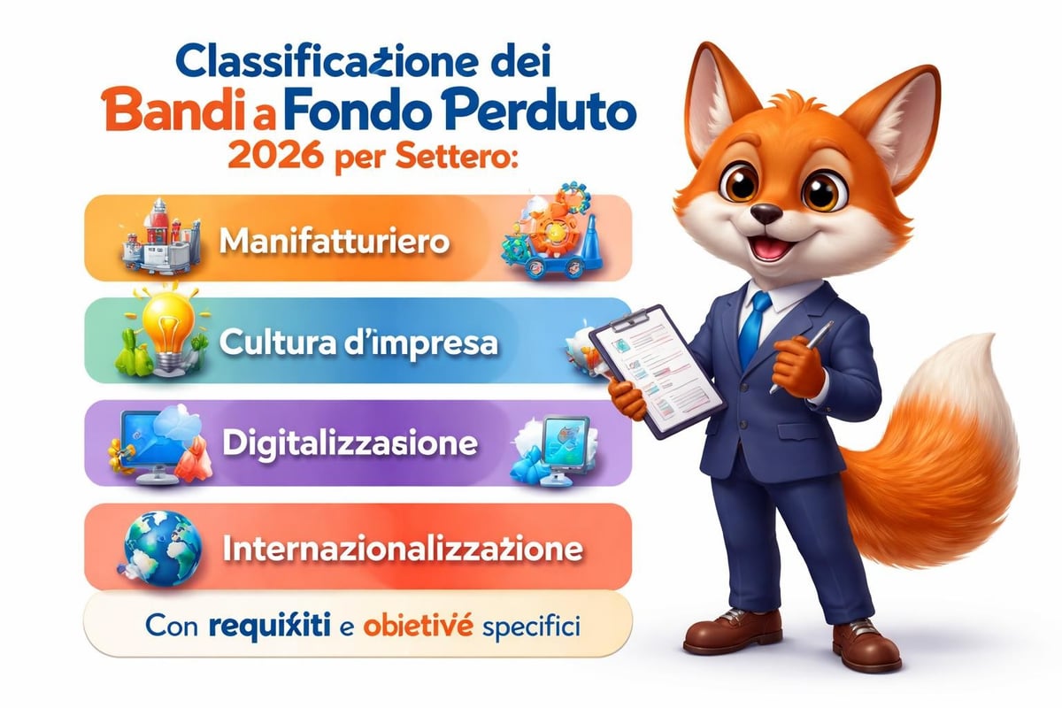 Tipologie di bandi settoriali