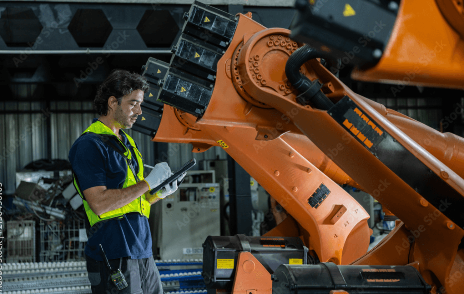 Precision industrial robotic arm