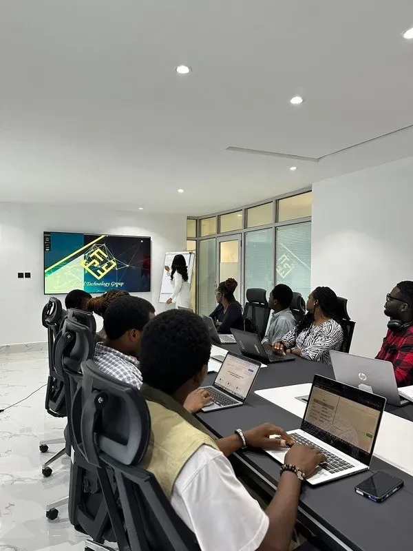 Fasyl Group Team Meeting in conference room