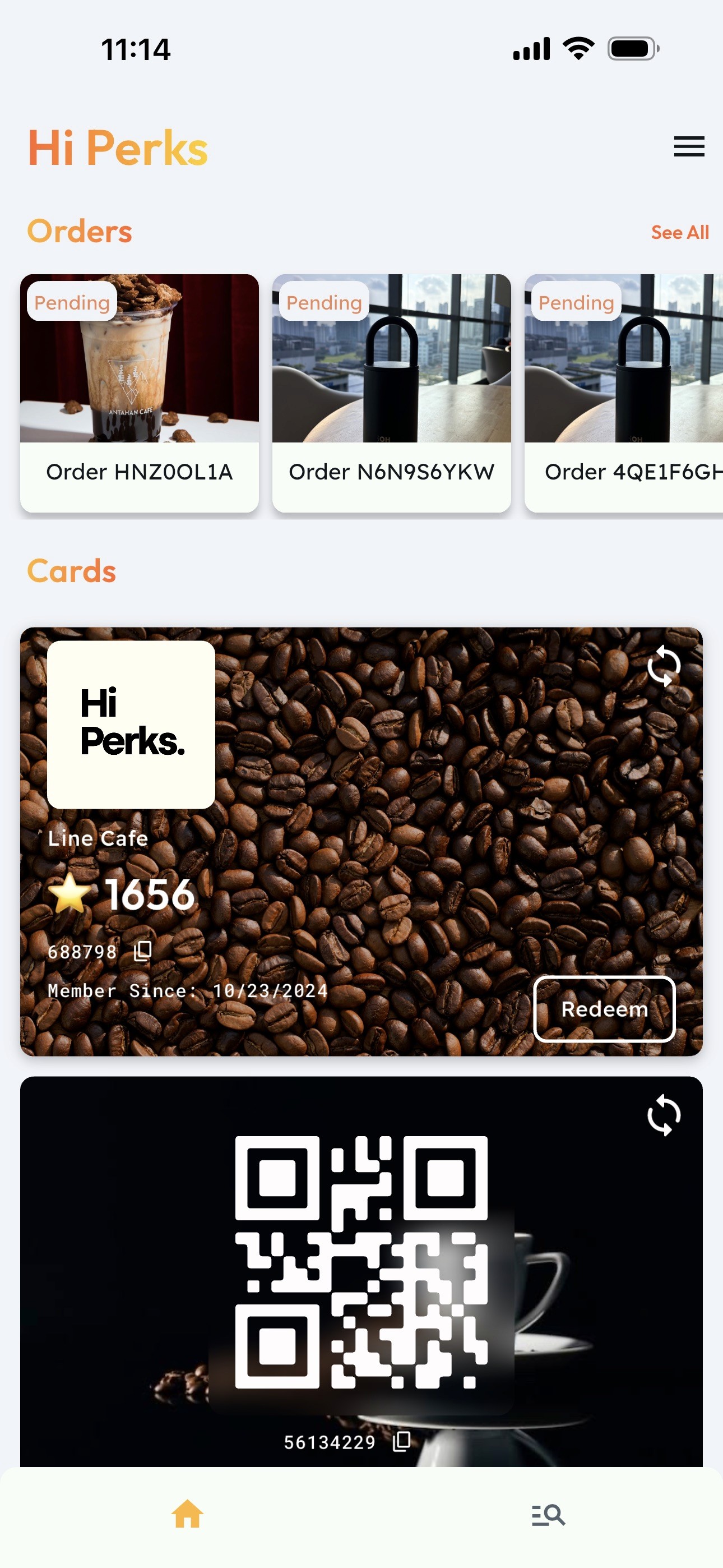 Customer Loyalty Cards and dashboard