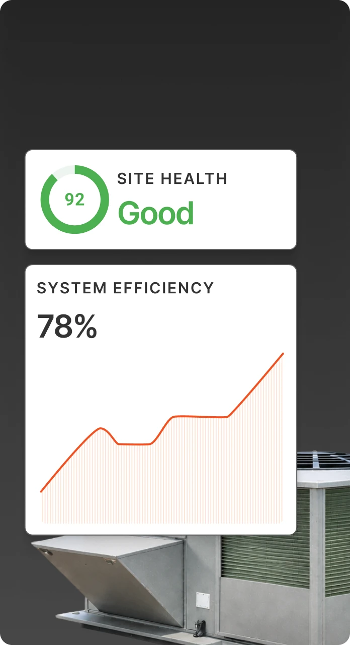 Automated HVAC work order dispatch screenshot integrated with service providers and CMMS
