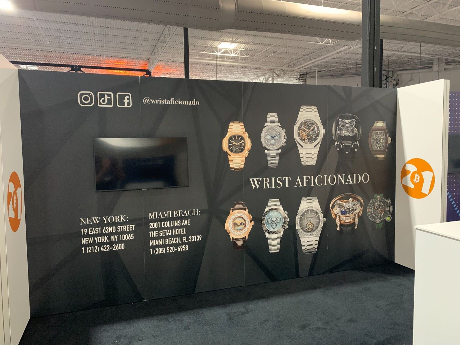 Wrist Aficionado Boothat Bitcoin 2021 Miami