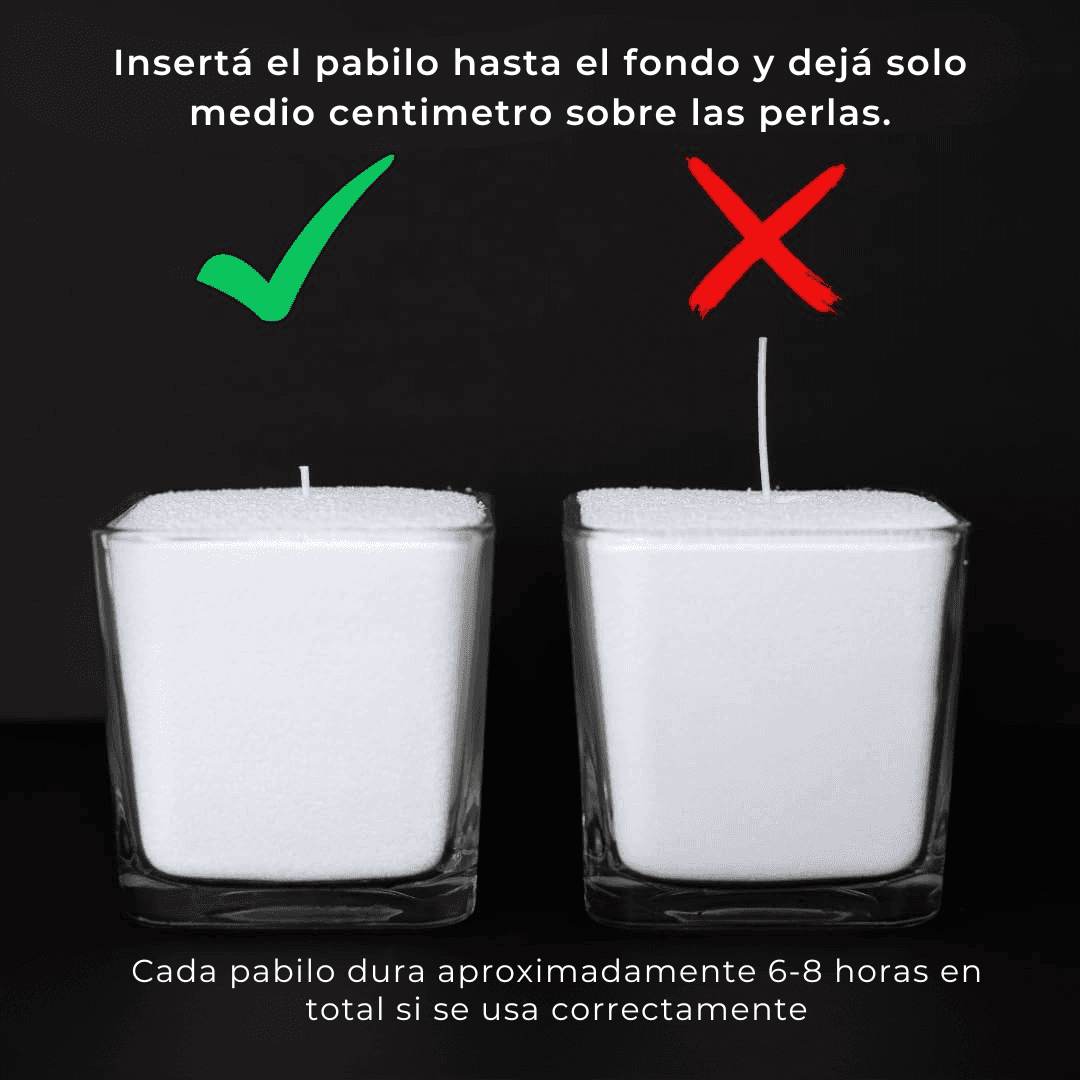 Set Tulum | Velas Perladas Blancas TRIA + Cuenco Tulum - Tria Home