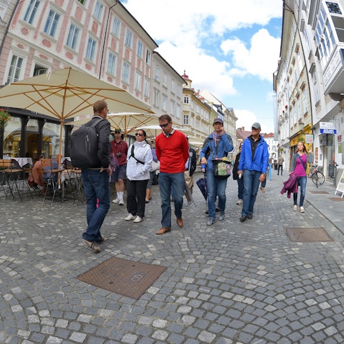 Билети за обиколка с гид на центъра на Любляна и замъка Любляна в Любляна