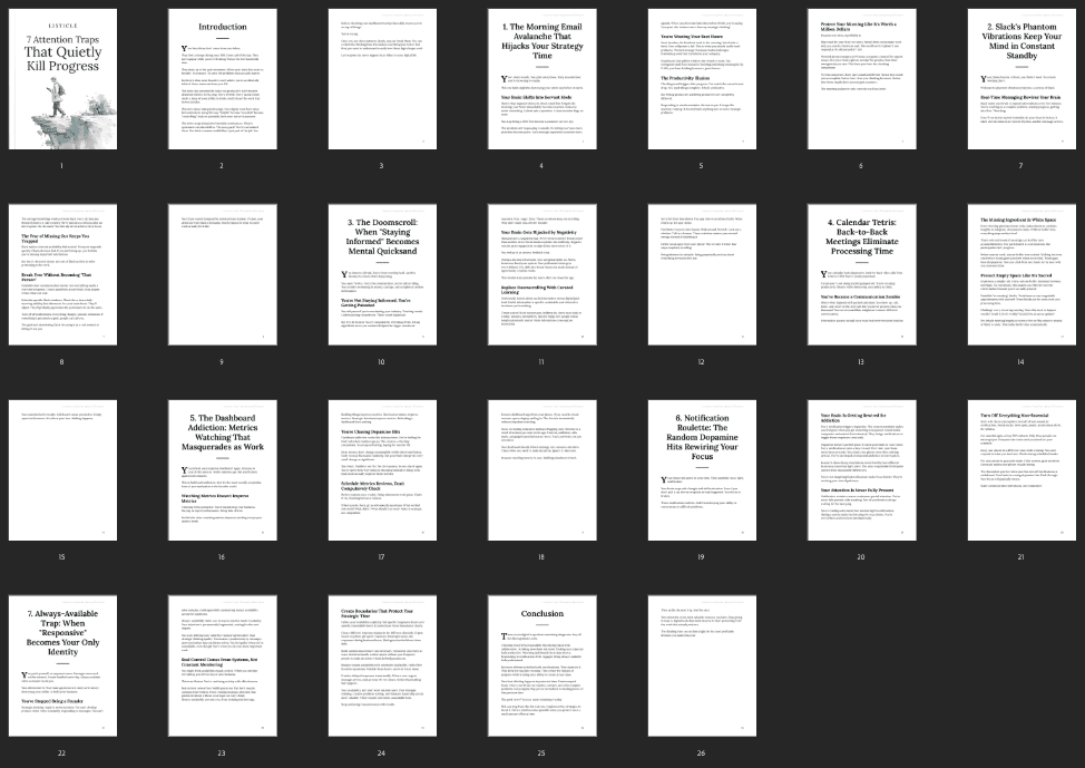 Entrepedia 1767883496437-7-Attention-Traps-That-Quietly-Kill-Progress---Listicle
