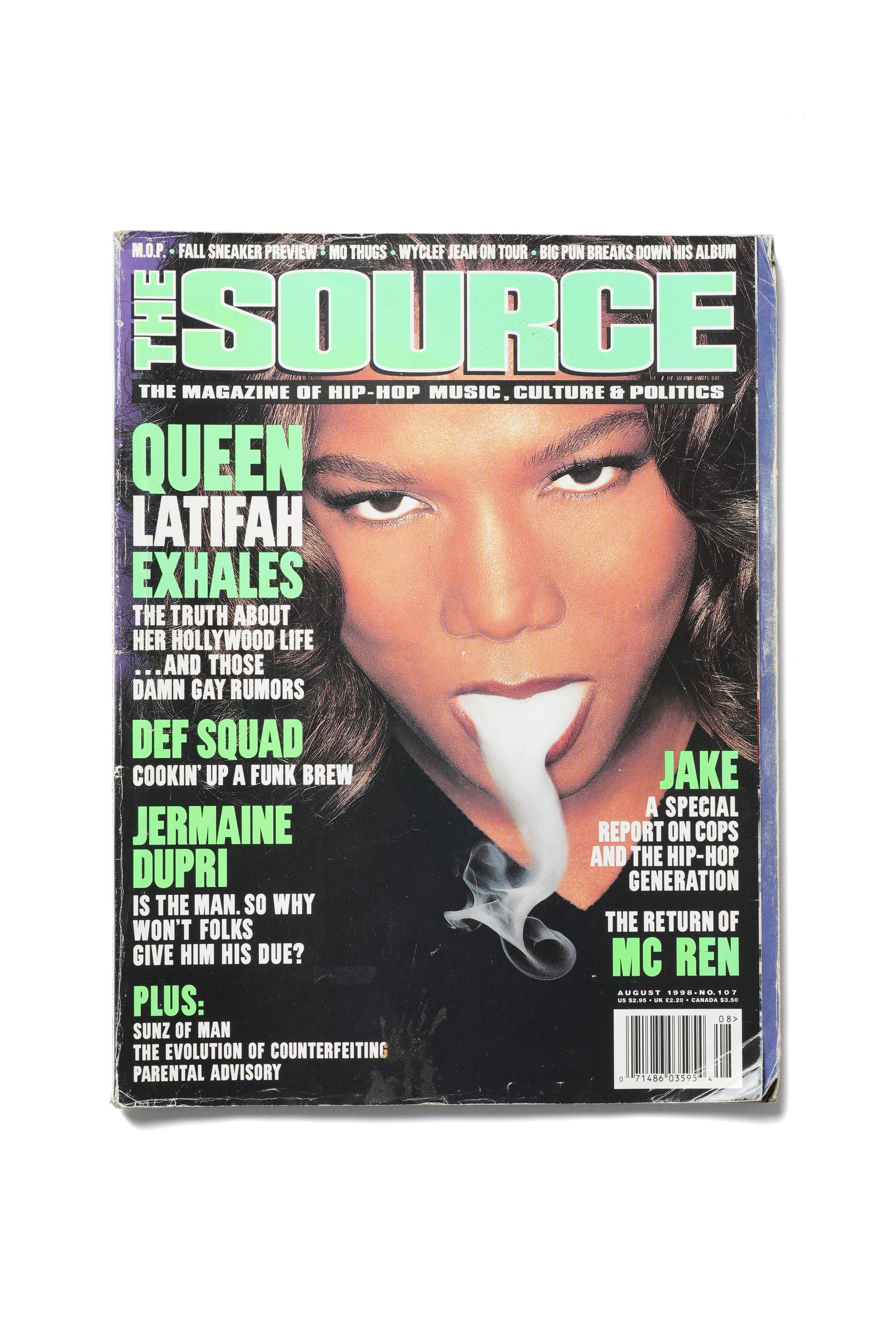 The Source - August 1998 - Front Cover