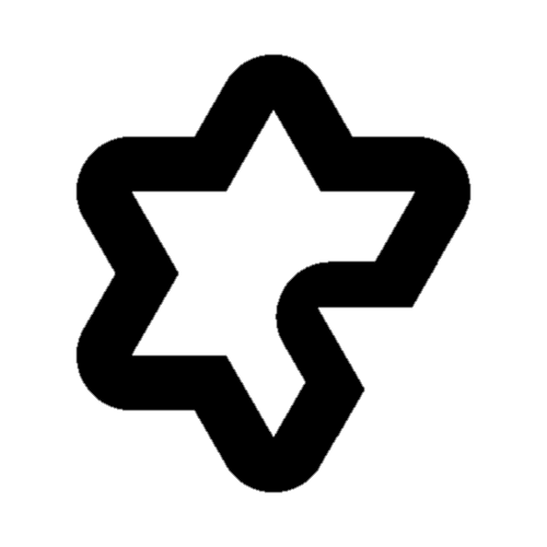 Logo (3DS Johner) – „Schwarzes, konturiertes Stern-Logo als Icon.“