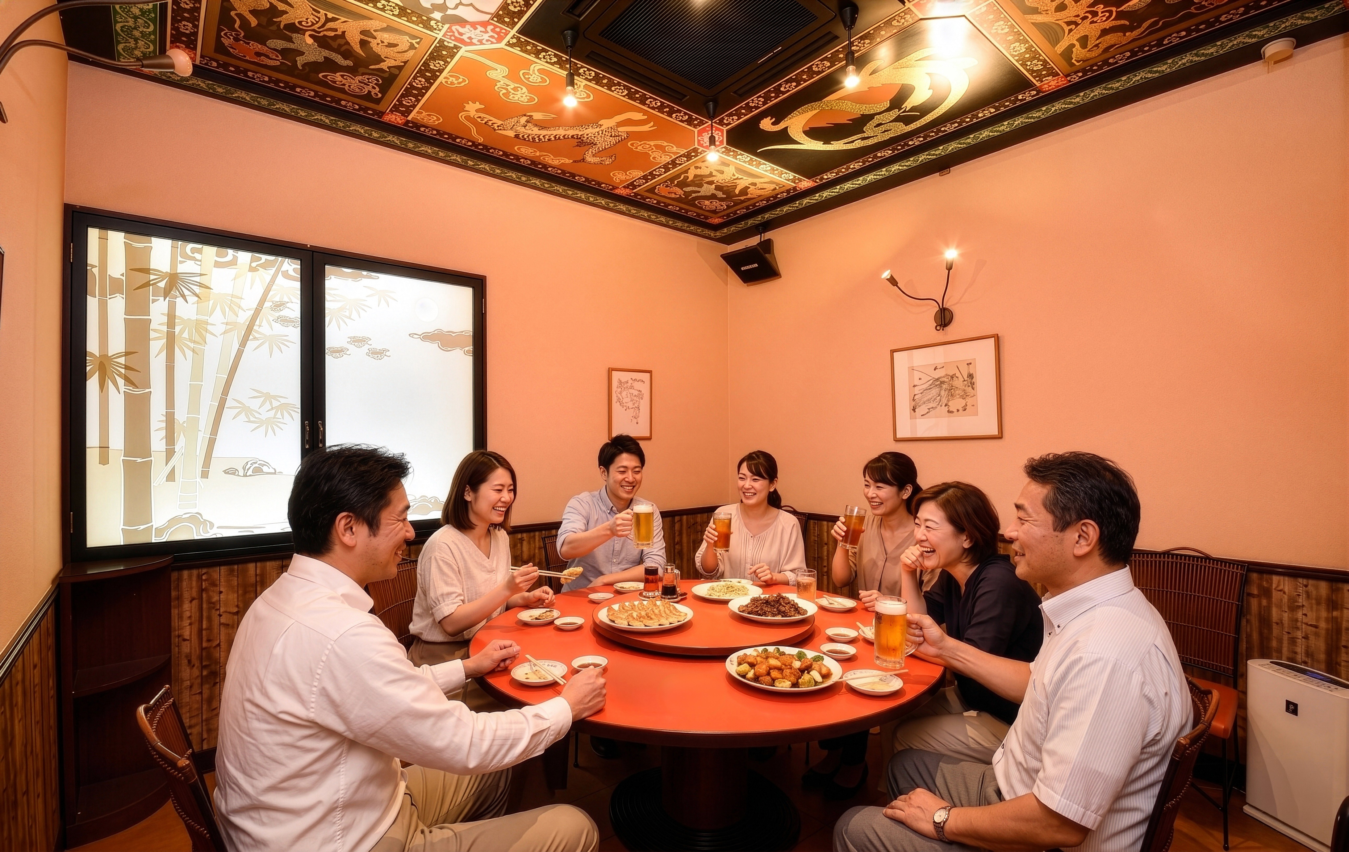 月徳飯店の宴会