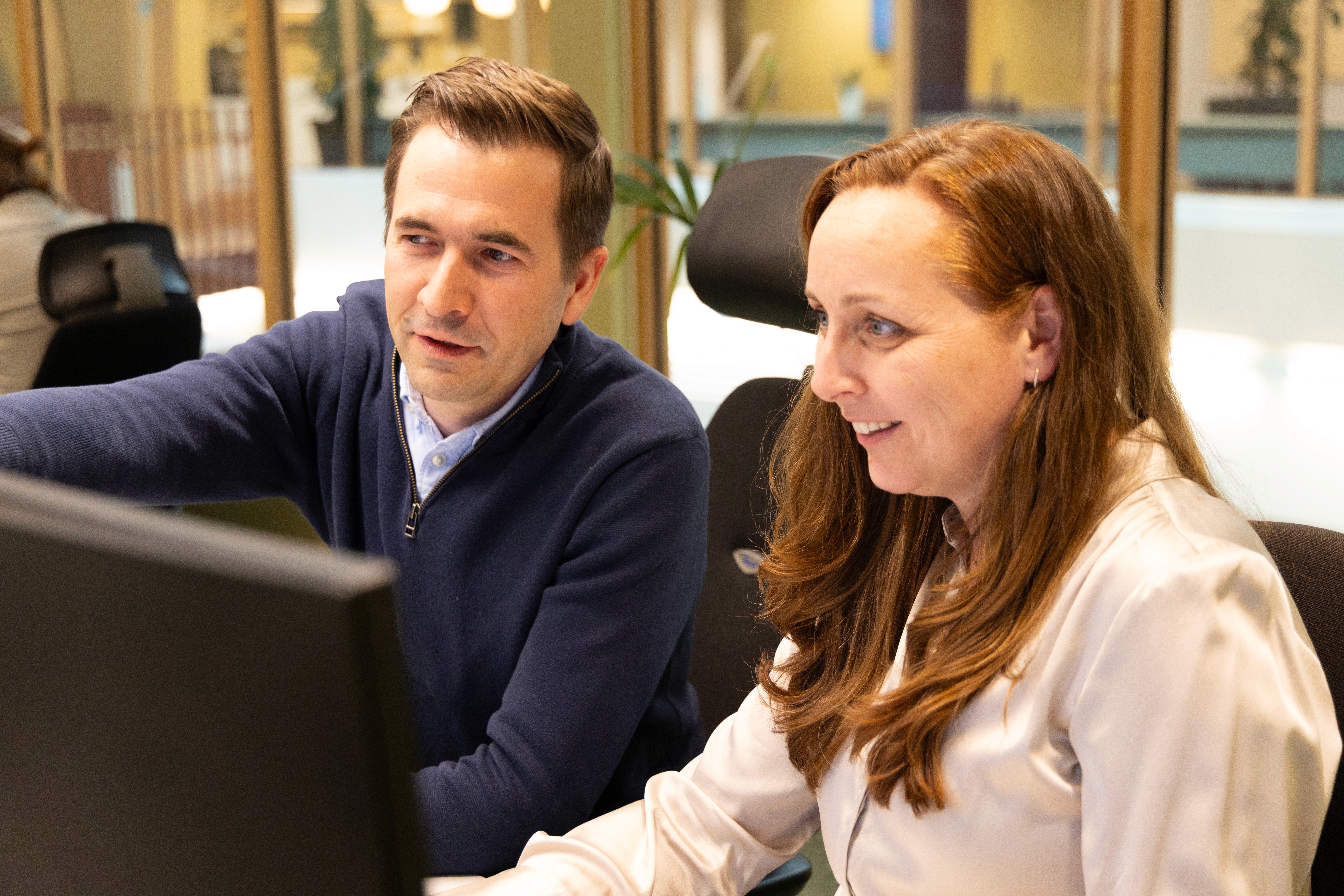 Jorden med to mennesker