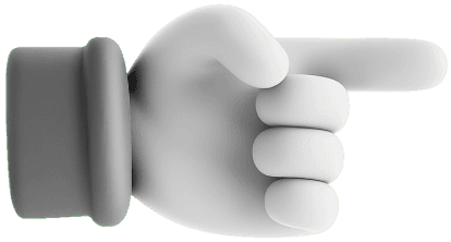 Hand pointing icon